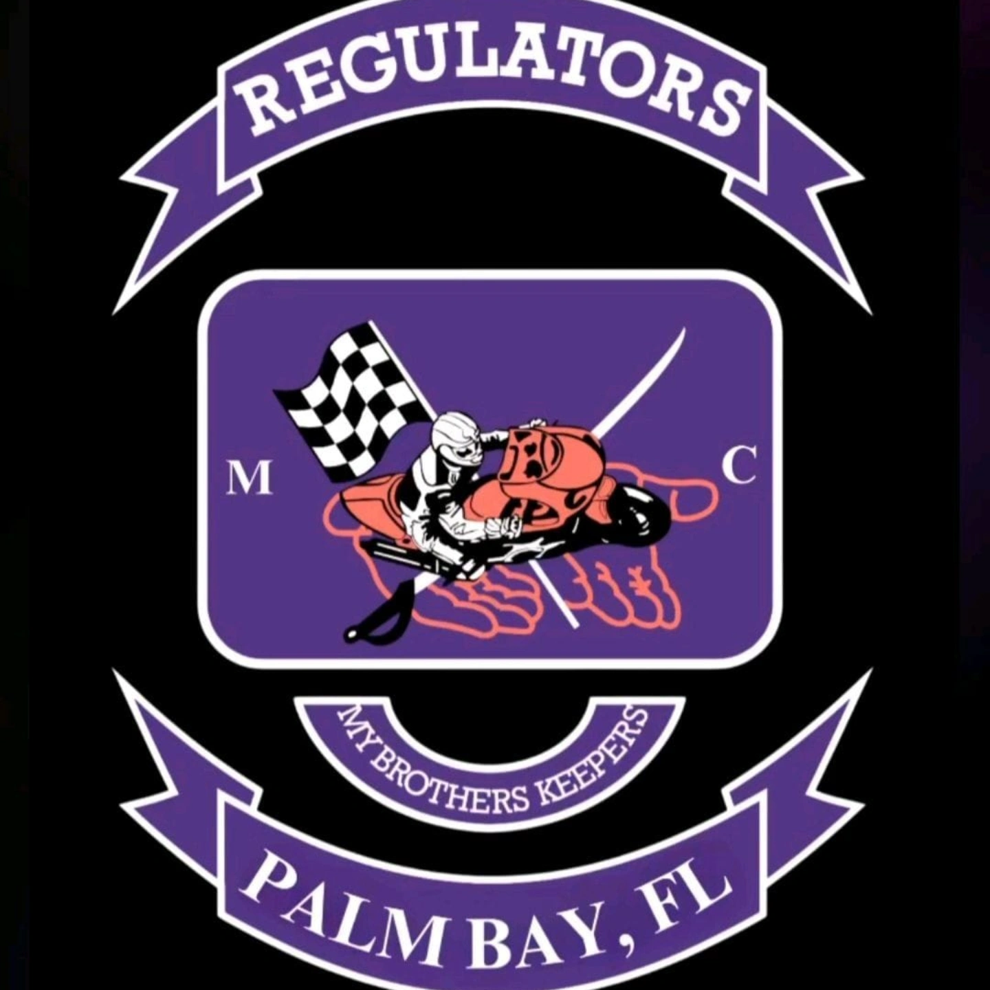 Regulators MC Palm Bay, FL patch — My Brothers Keepers